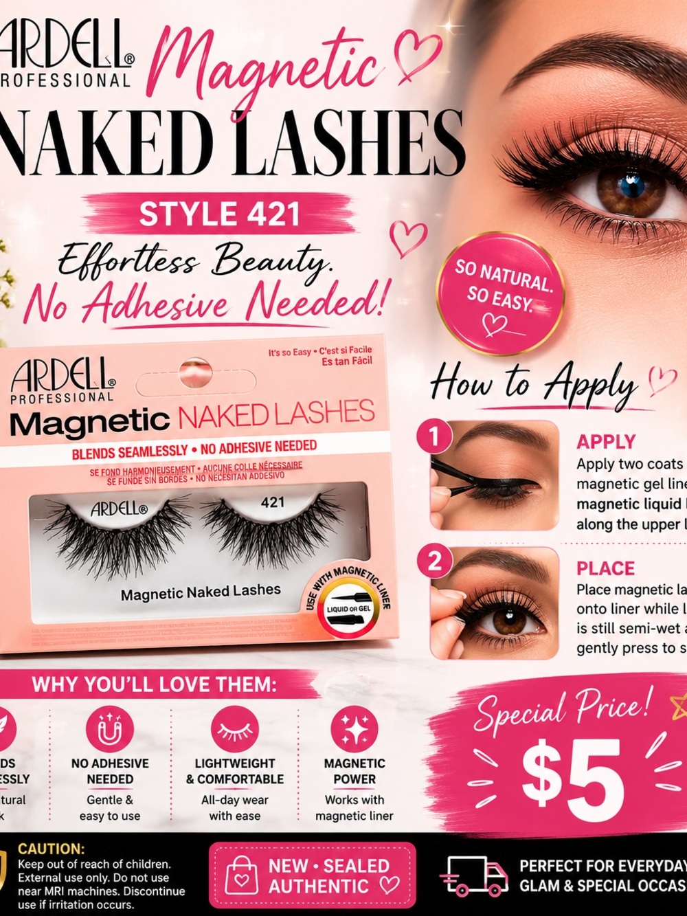 Ardell Professional Magnetic Naked Lashes – Style 421